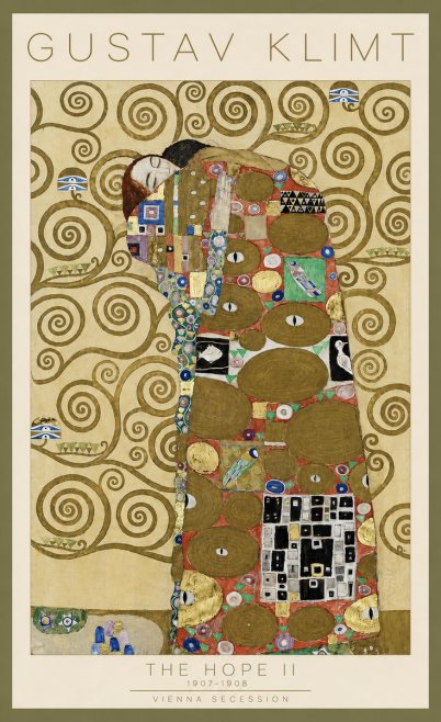 Klimt The Hope Ii No4 - Póster