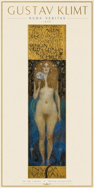 Klimt Nuda Veritas No5 - Póster