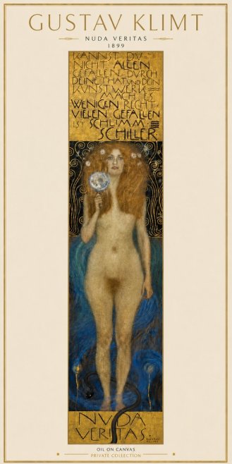 Klimt Nuda Veritas No6 - Póster
