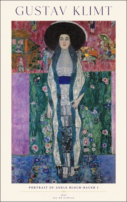 Klimt Portrait of Adele Bloch-bauer I No1 - Póster