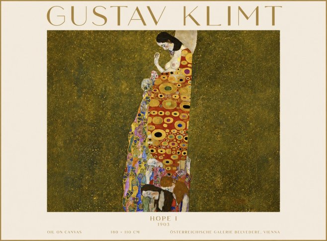 Klimt Hope I No3 - Póster