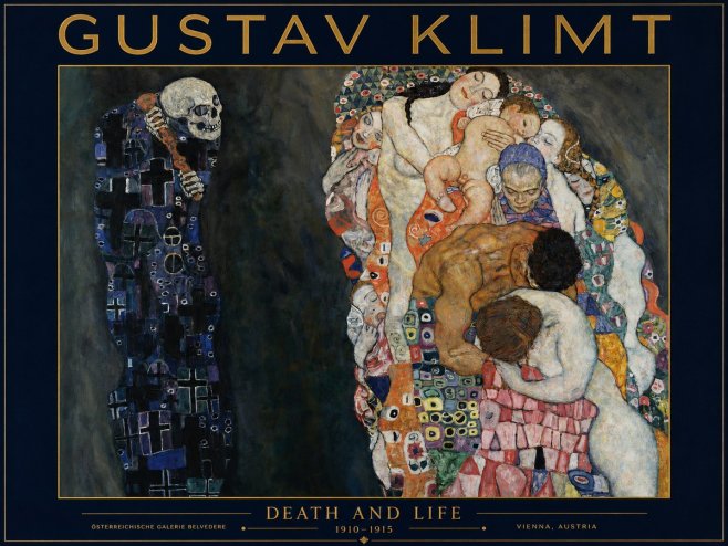 Klimt Death and Life No2 - Póster