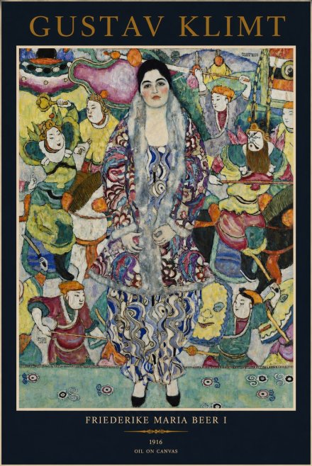Klimt Friederike Maria Beer I No2 - Póster