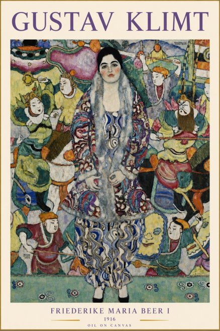 Klimt Friederike Maria Beer I No3 - Póster