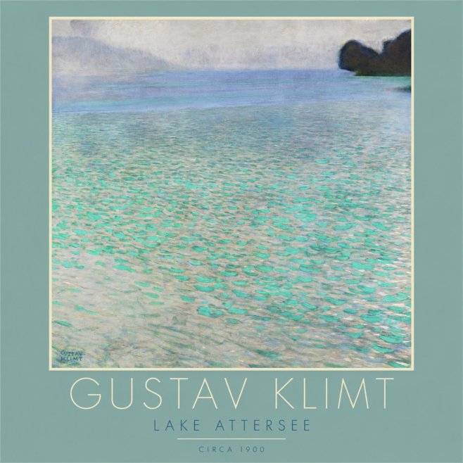 Klimt Lake Attersee No2 - Póster
