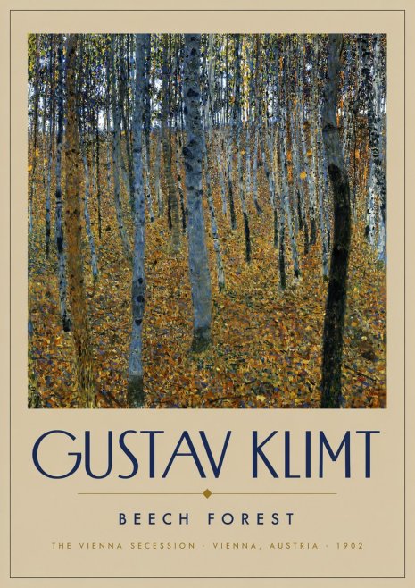 Klimt Beech Forest No2 - Póster