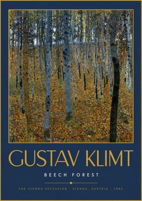 Klimt Beech Forest No6 - Póster