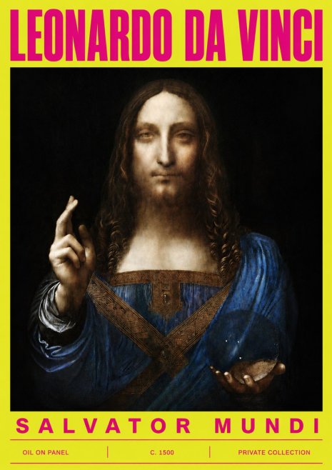 Leonardo da Vinci Salvator Mundi No5 - Póster