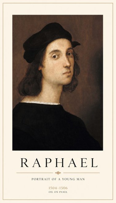 Raphael Portrait of a Young Man No1 - Póster