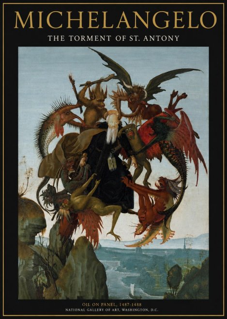 Michelangelo The Torment of St. Antony No2 - Póster