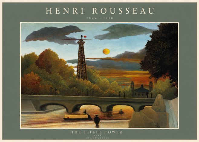 Rousseau The Eiffel Tower No2 - Póster