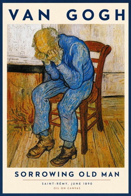 Van Gogh Sorrowing Old Man No3 - Póster