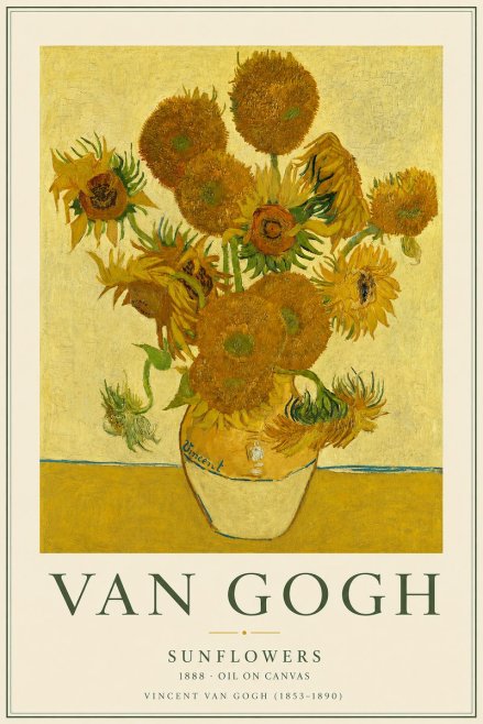 Van Gogh Sunflowers II No2 - Póster
