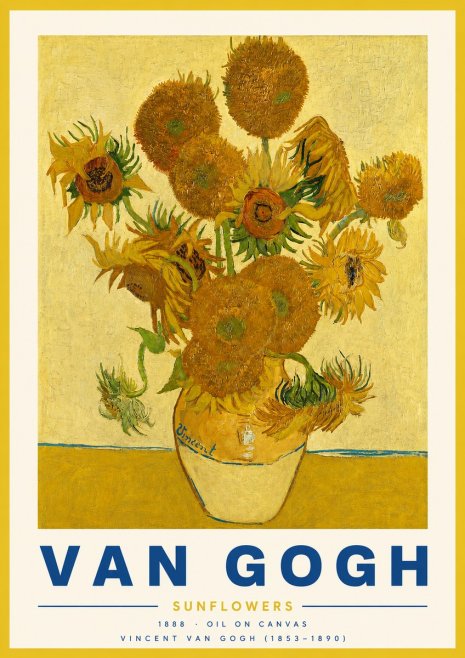Van Gogh Sunflowers II No3 - Póster