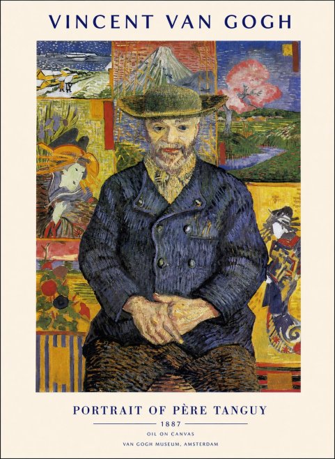 Van Gogh Portrait of Père Tanguy I No1 - Póster