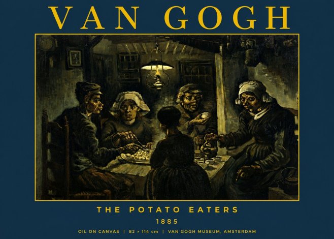 Van Gogh The Potato Eaters II No2 - Póster