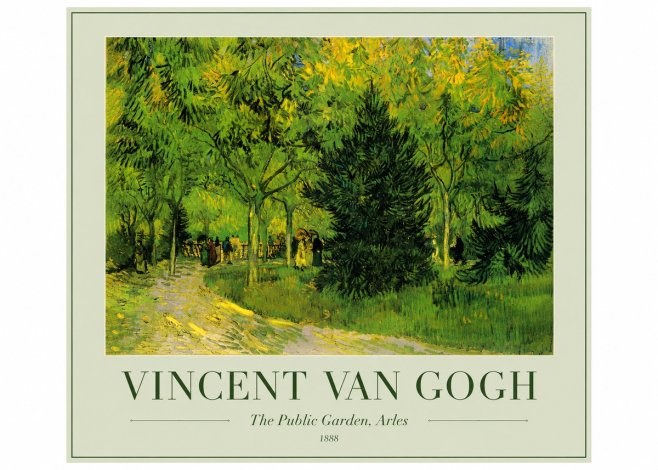 Van Gogh The Public Garden, Arles No3 - Póster
