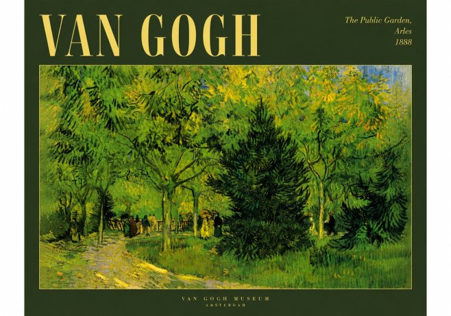 Van Gogh The Public Garden, Arles No5 - Póster