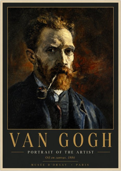 Van Gogh Portrait of the Artist I No2 - Póster