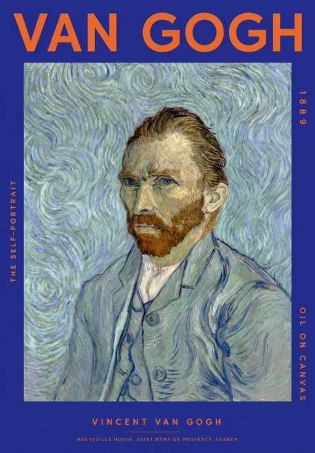 Van Gogh The Self-portrait No2 - Póster