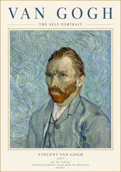 Van Gogh The Self-portrait No6 - Póster