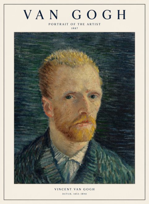 Van Gogh Portrait of the Artist II No1 - Póster