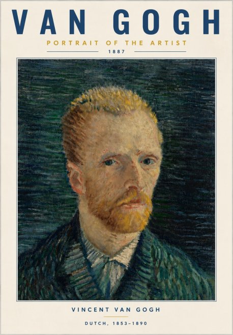 Van Gogh Portrait of the Artist II No6 - Póster