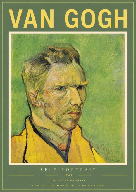 Van Gogh Self-portrait II No4 - Póster