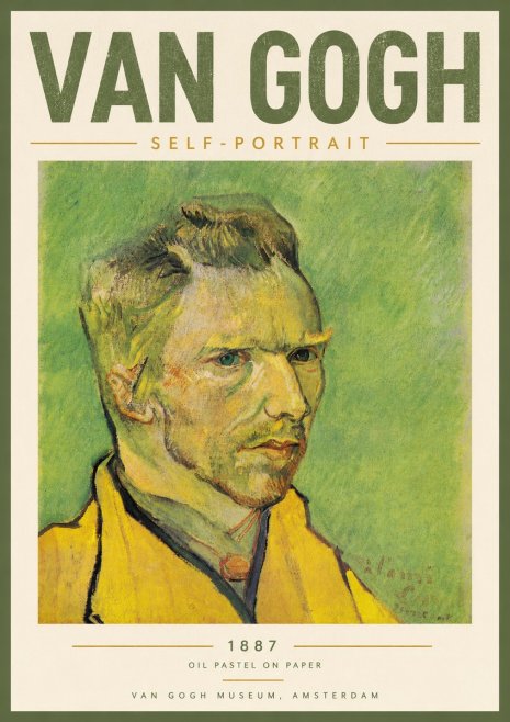 Van Gogh Self-portrait II No6 - Póster
