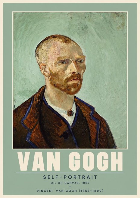 Van Gogh Self-portrait III No2 - Póster
