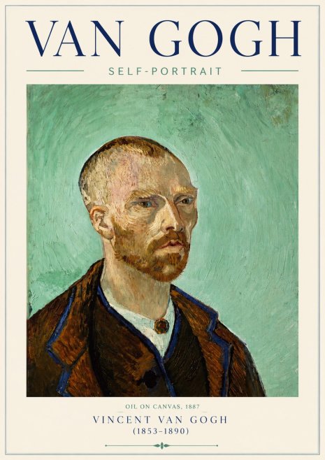 Van Gogh Self-portrait III No5 - Póster