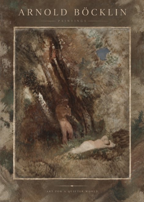 Arnold Böcklin Pan Frightening a Nymph No6 - Póster