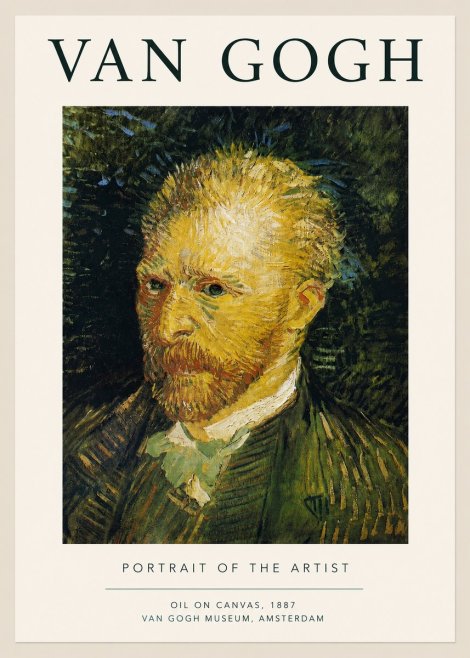 Van Gogh Portrait of the Artist III No3 - Póster