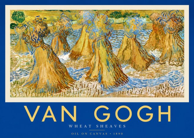 Van Gogh Wheat Sheaves No3 - Póster