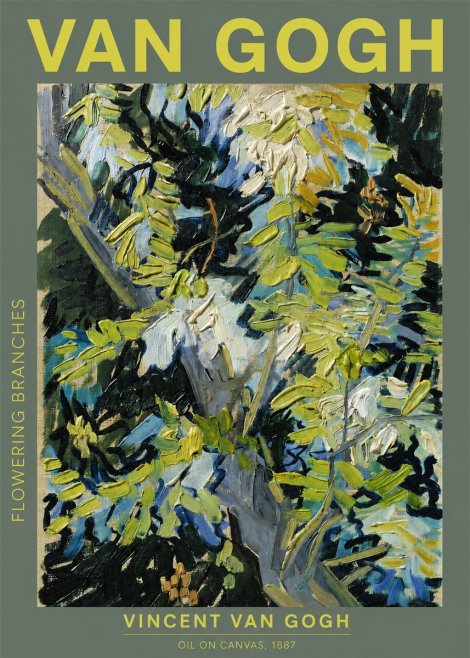 Van Gogh Flowering Branches No2 - Póster