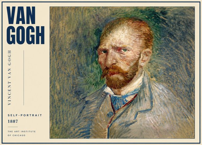 Van Gogh Self-portrait V No4 - Póster