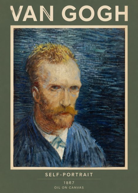Van Gogh Self-portrait VI No2 - Póster