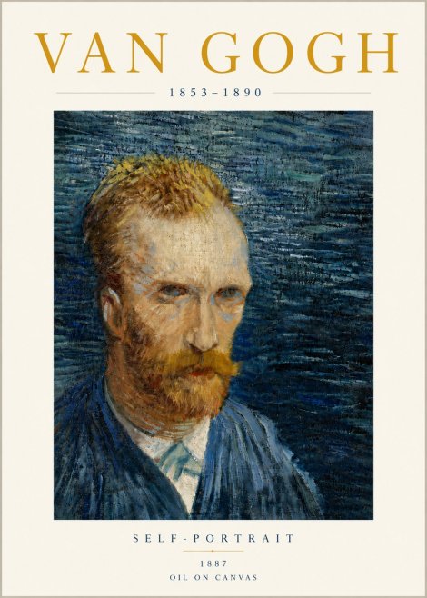 Van Gogh Self-portrait VI No6 - Póster