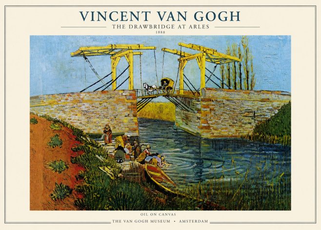 Van Gogh The Drawbridge at Arles III No3 - Póster