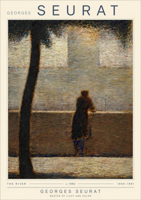 Seurat The River No4 - Póster