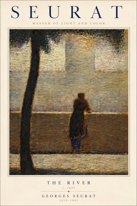 Seurat The River No6 - Póster
