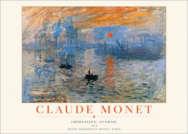 Monet Impression, Sunrise I No4 - Póster