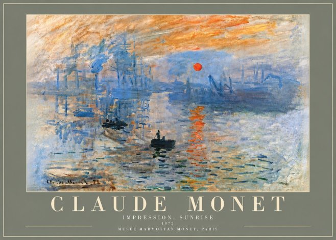 Monet Impression, Sunrise I No5 - Póster