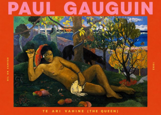 Paul Gauguin Te Ari Vahine (the Queen) No2 - Póster