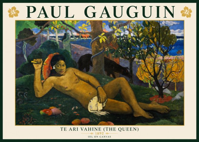 Paul Gauguin Te Ari Vahine (the Queen) No3 - Póster