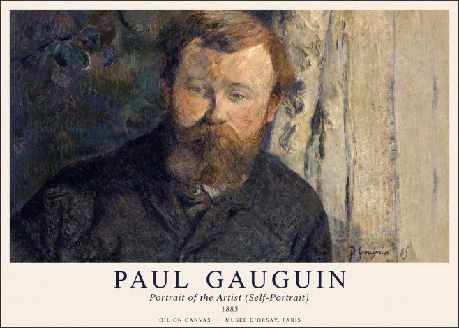 Paul Gauguin Portrait of the Artist (Self-portrait) No1 - Póster