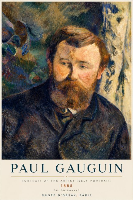 Paul Gauguin Portrait of the Artist (Self-portrait) No4 - Póster