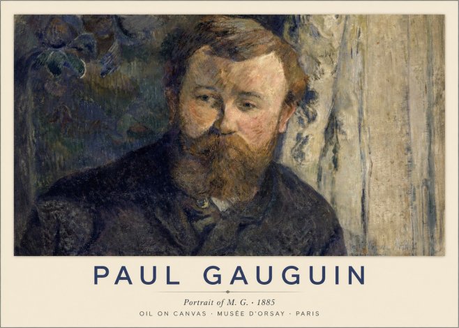 Paul Gauguin Portrait of the Artist (Self-portrait) No6 - Póster