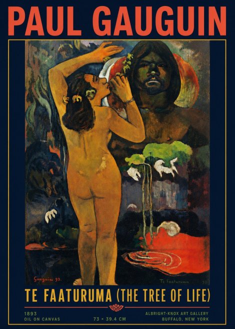 Paul Gauguin Te Faaturuma (the Tree of Life) No4 - Póster
