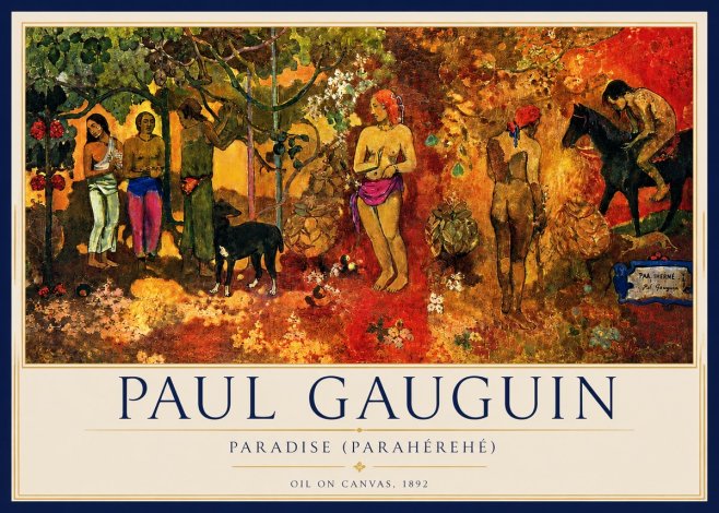 Paul Gauguin Paradise (Parahéréhé) No3 - Póster